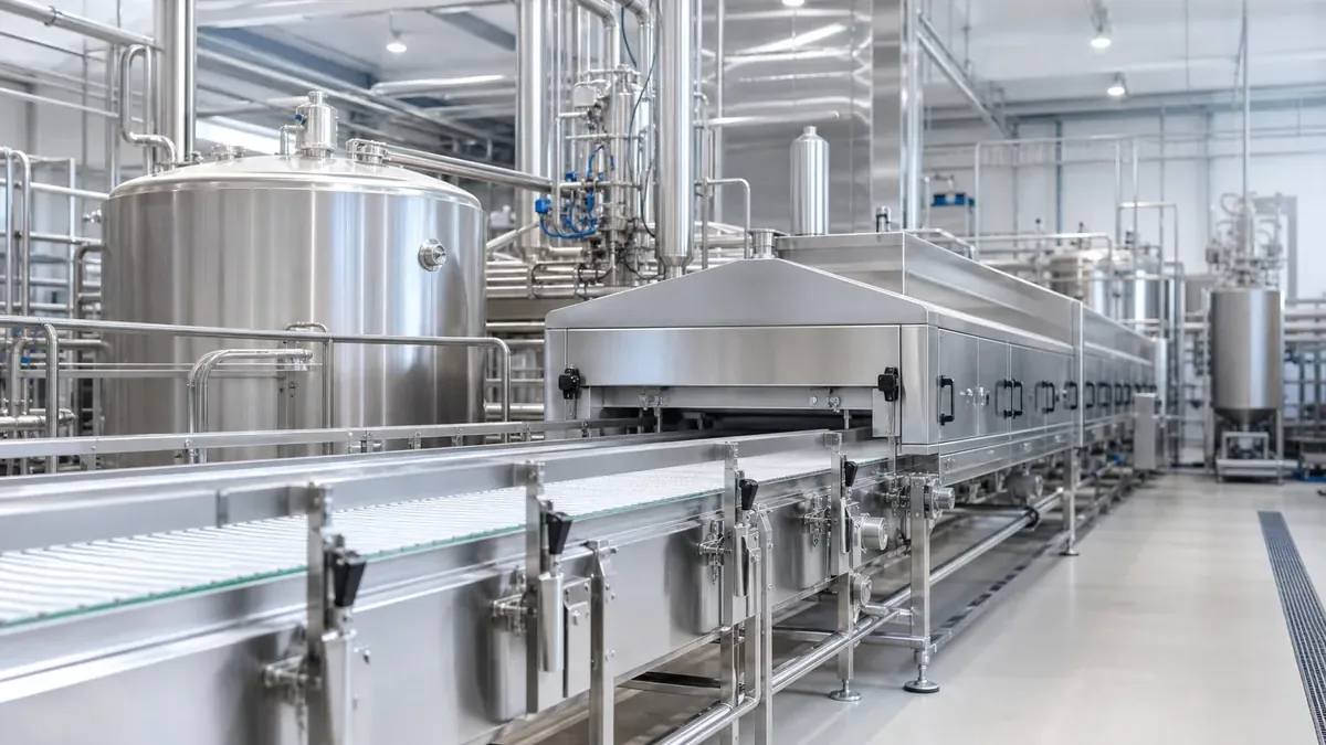 Stainless Steel for Pharma and Food Processing Equipment