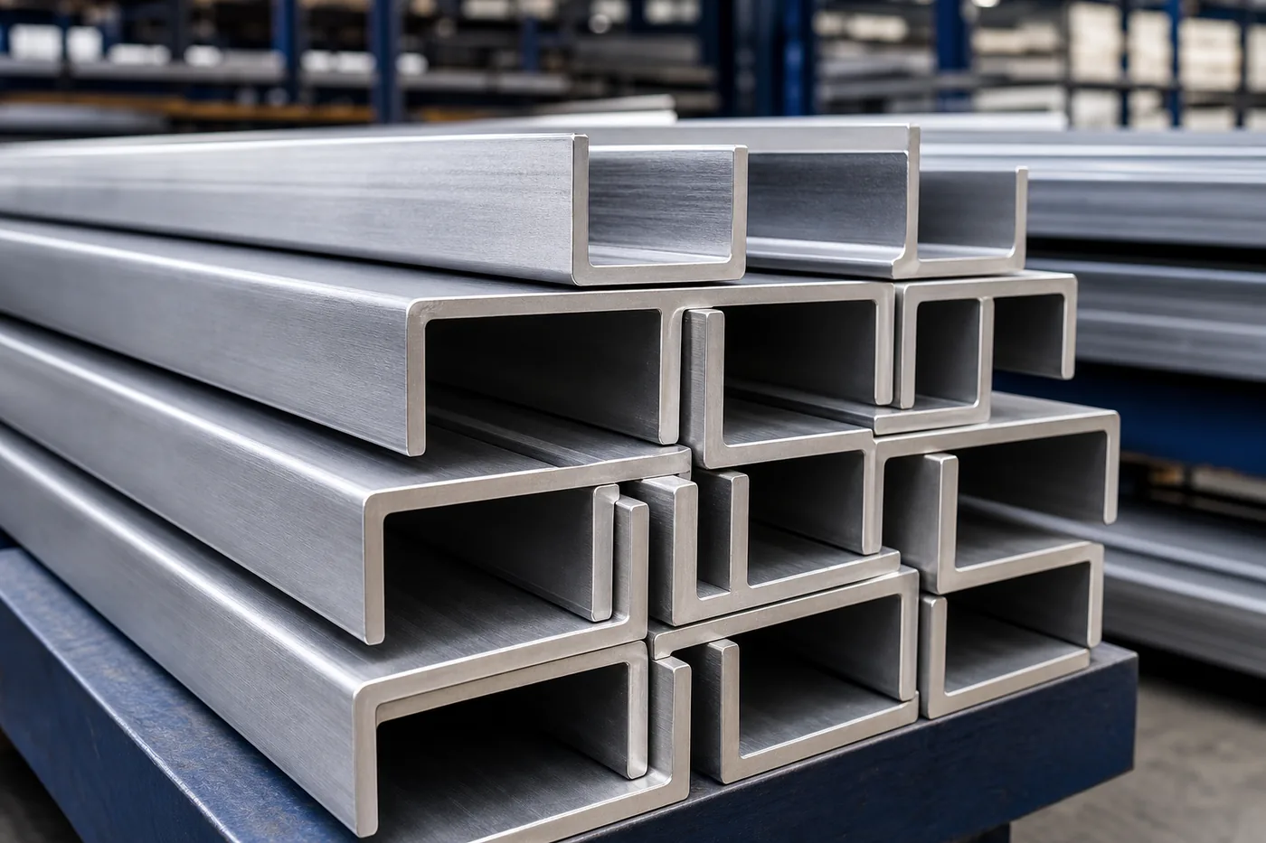 Stainless steel channels for fabrication and structural support requirements