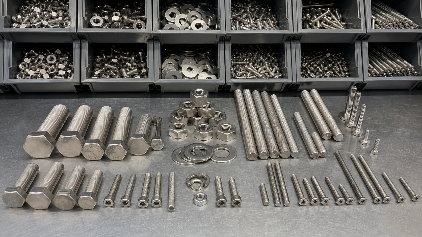 Stainless steel fasteners supplier in India for bolts nuts washers screws and studs