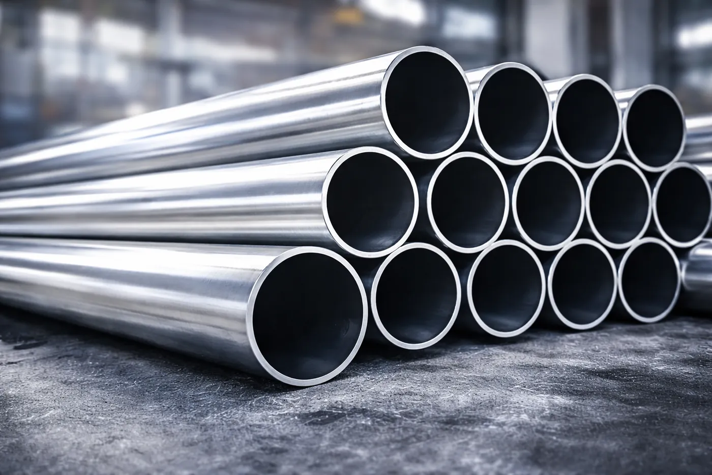 Stainless steel pipes for industrial piping and project supply