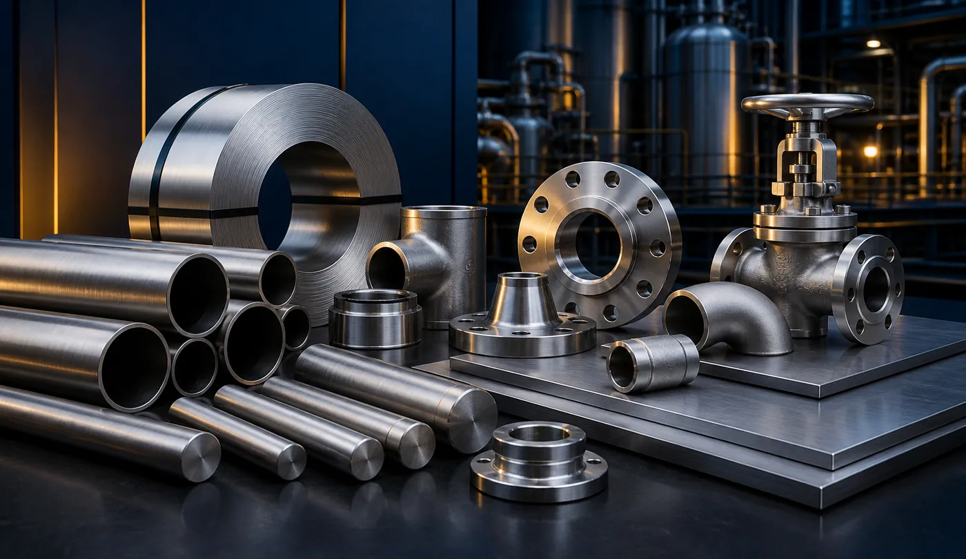 Hastelloy B-3 nickel alloy pipes coils plates bars flanges valves fittings and corrosion resistant components