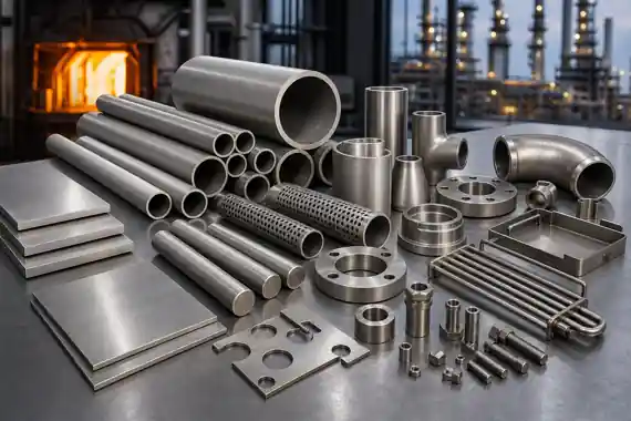 Incoloy 800 alloy pipes heat exchanger tubes plates flanges fittings fasteners and high temperature components
