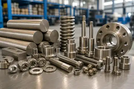 Monel K-500 nickel copper alloy bars shafts fasteners flanges springs pump and valve components