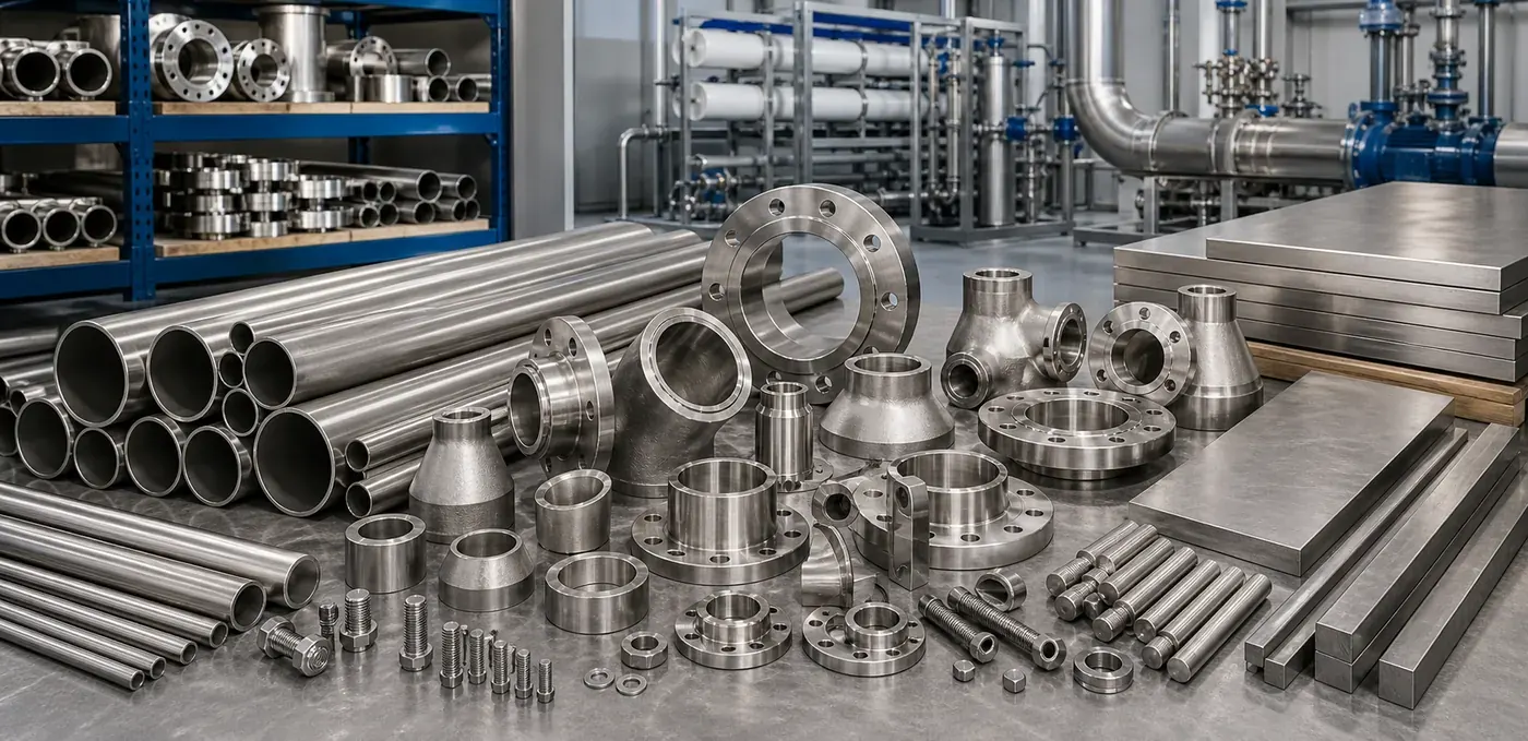 SMO 254 6Mo stainless steel pipes flanges fittings plates bars and fasteners