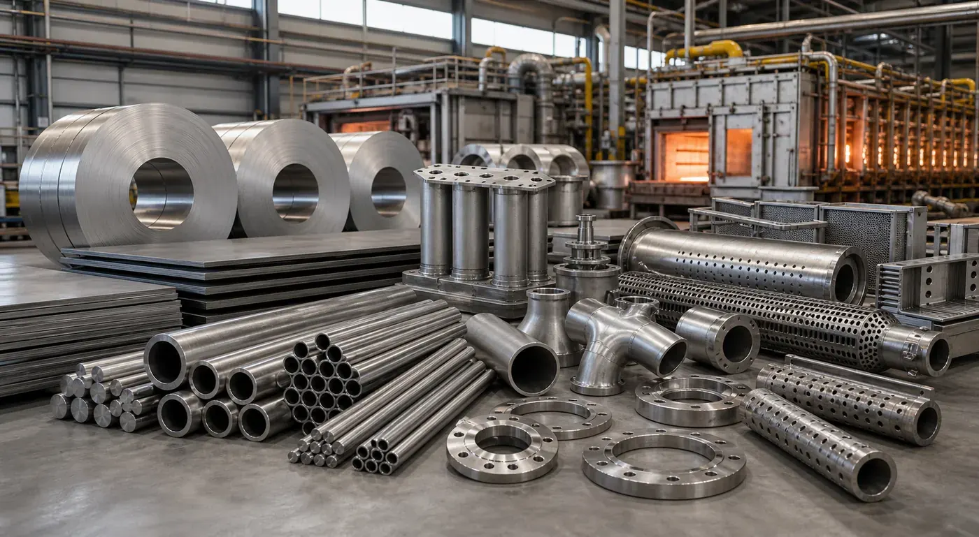 Stainless Steel 253MA furnace tubes plates flanges fittings and bars