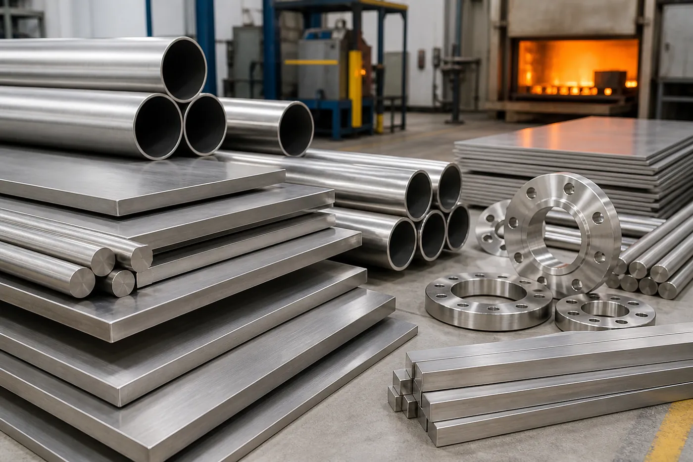 SS 309 and 309S heat resistant stainless steel plates, pipes, bars and flanges