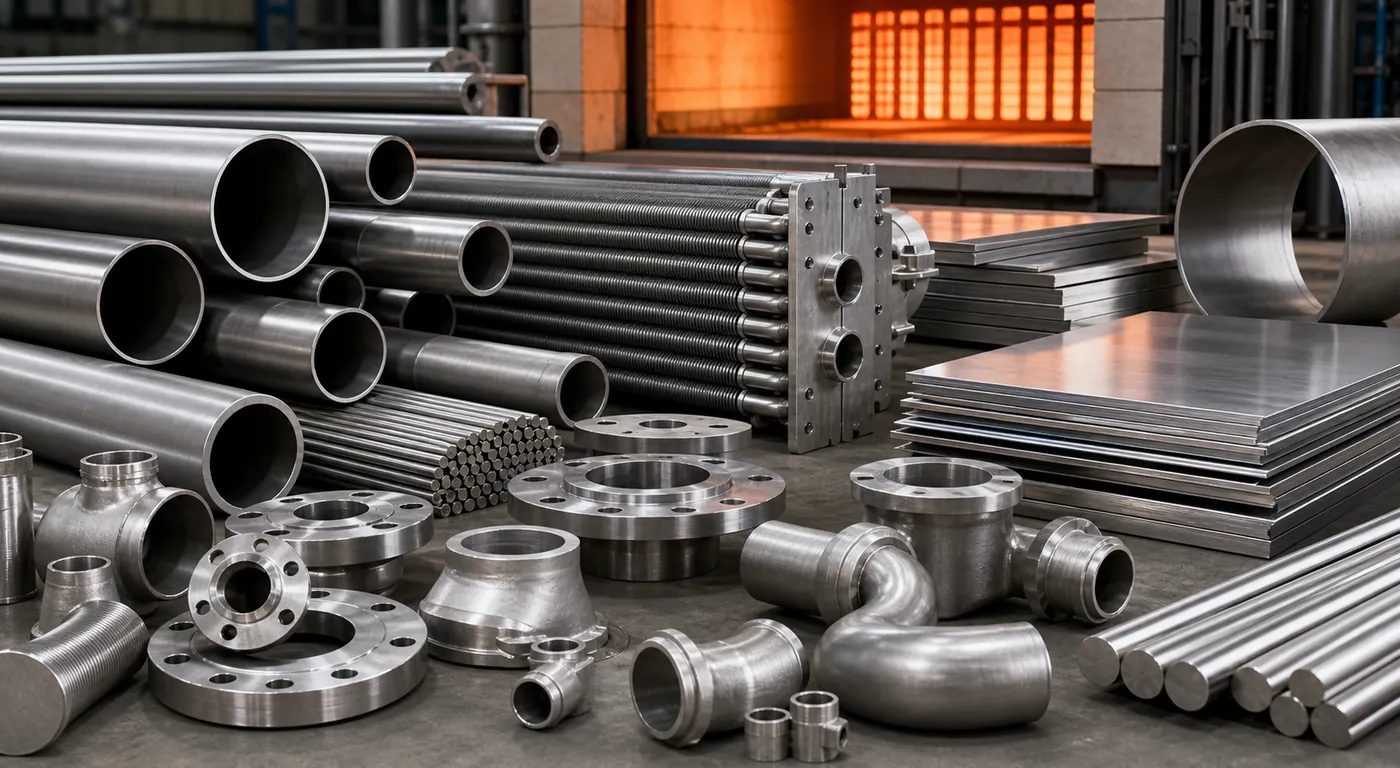 Stainless Steel 310S furnace tubes plates sheets flanges and heat resistant fittings