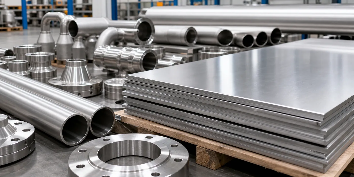 SS 904L stainless steel pipes, plates, flanges and fittings