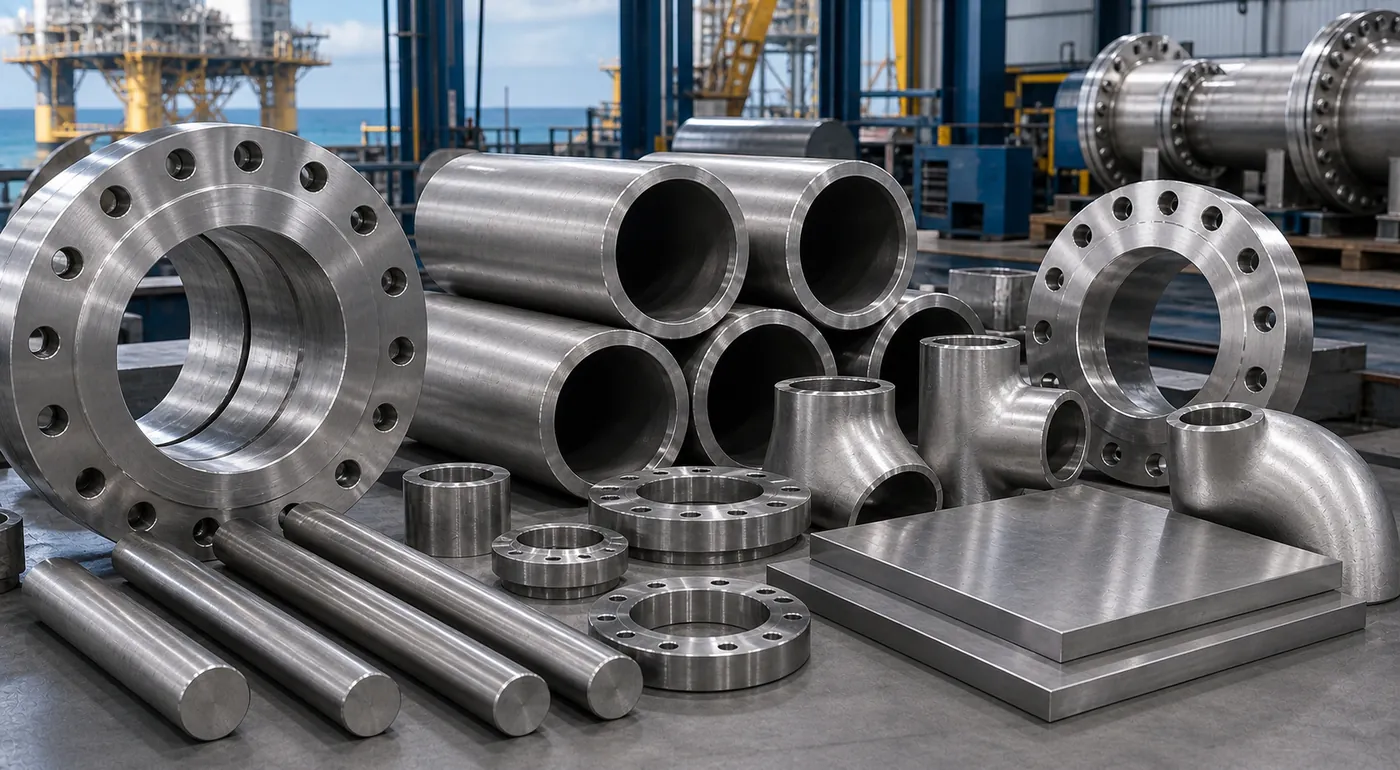 Super Duplex 2507 pipes, flanges and heavy project items