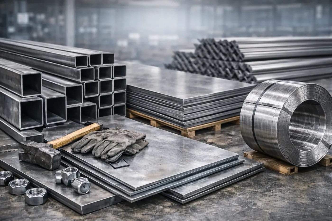 Mild Steel 1020 bars rods flats and machined blanks