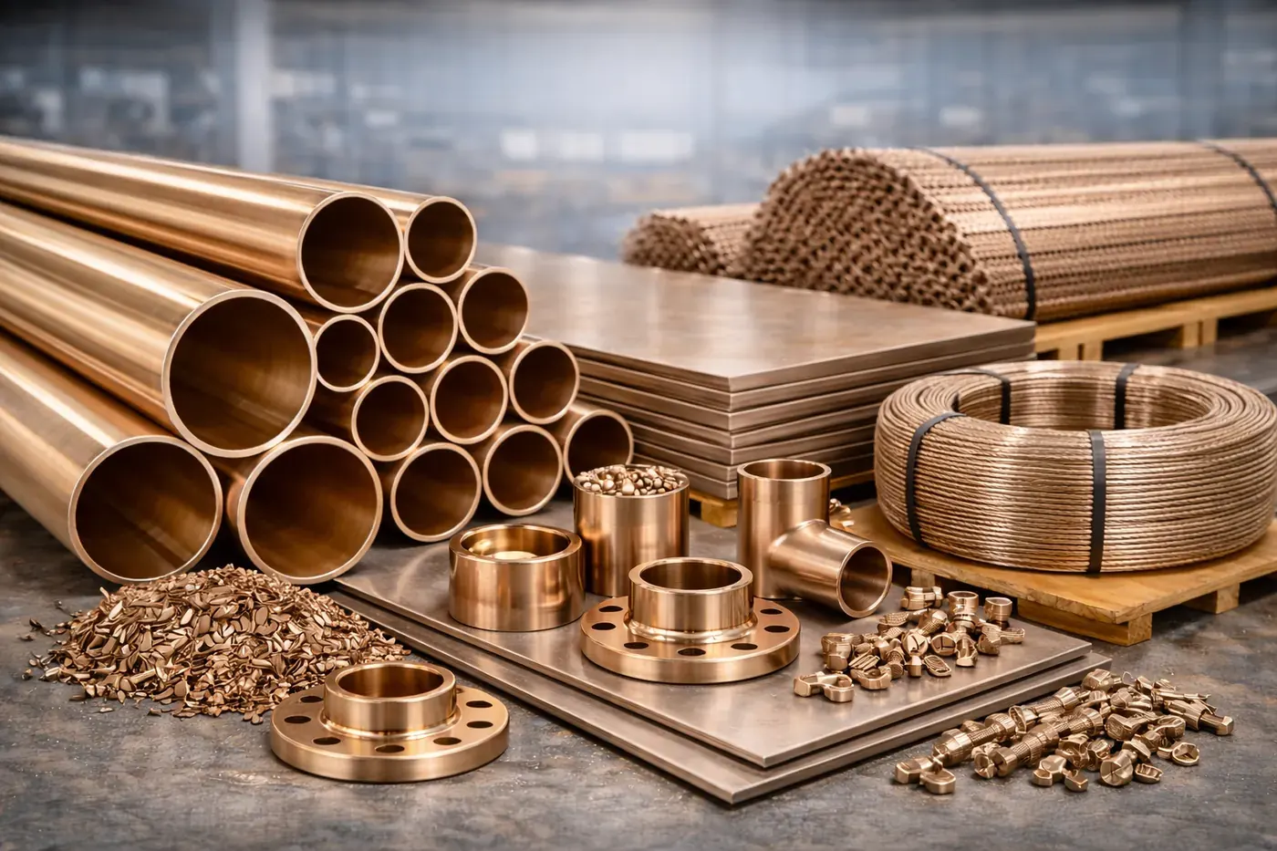 Phosphor Bronze C510 sheets strips coils rods bars and bushes