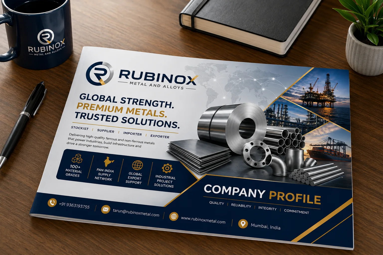 Rubinox Metal and Alloys company profile brochure